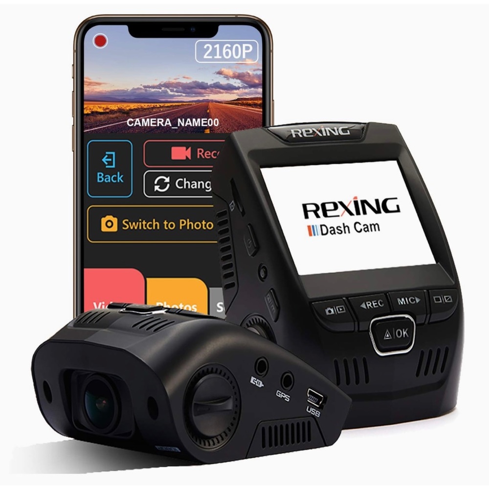REXING V1 - 4K Ultra HD Car Dash Cam
